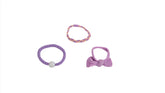 Elegant Girls' Hair Ties - 3 Pack